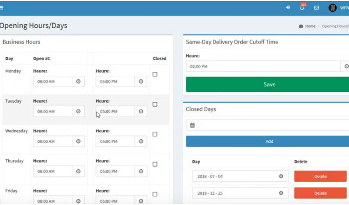 Same Day Delivery Cutoff Time